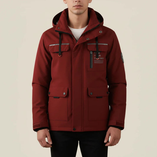 Friluftsjakke til herrer med hætte | Hverdag og friluftsliv