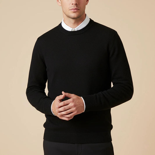 Herretrøje med rund hals | Hverdagsbrug